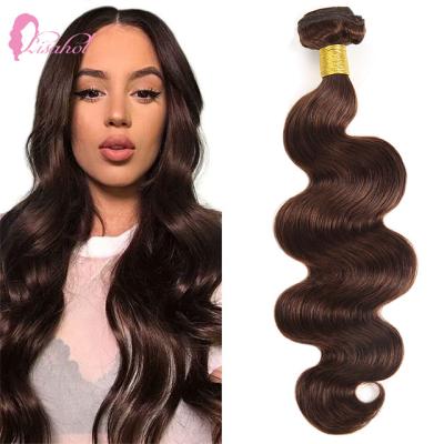 China Wholesale Body Wave Cuticle Align 2# Body Wave With Remy Hair Extensions Human Hair Frontal Weave Bundles For Women for sale