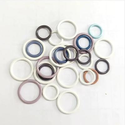 China Underwear Bra Adjusters Nylon Coated Bra Rings And Sliders for sale