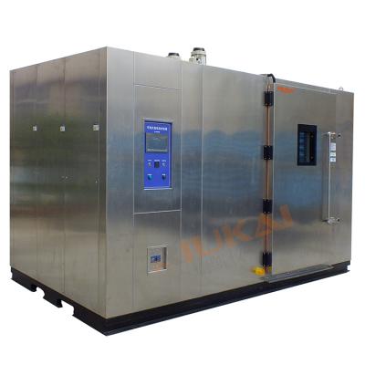 China SUS#304 Stainless Steel Plate Walk In Chamber For Rate Temperature Humidity Test Climate Chamber Battery Quick Walk In Freezer Test Equipment for sale