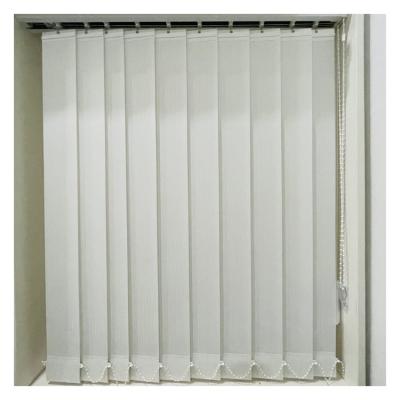 China CLASSIC Polyester Waterproof Heat Insulation Fabric White Vertical Blinds for sale