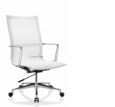 China (Size) High Quality Adjustable White Mesh Executive Office Chair for sale