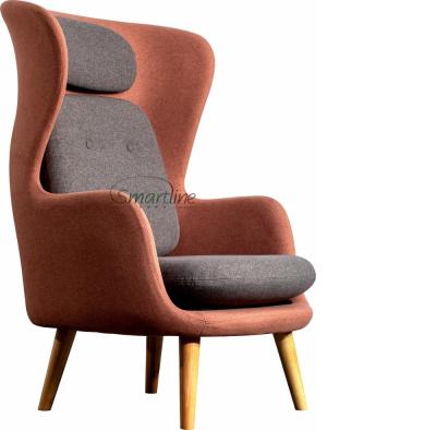 China Other Fashion RO Chair Molded Foam Armchair Soft Leisure Chair With Cushion for sale