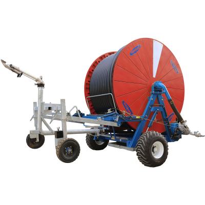 China Farm Traveling Water Spray Sprinkler Hose Reel Irrigation Machine zu verkaufen