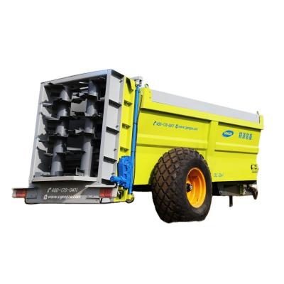 China Agriculture  PTO double vertical beater  steel solid manuer fertilizer hydraulic spreader for tractor zu verkaufen