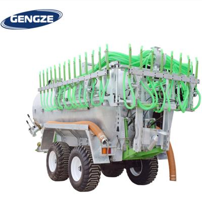 中国 Brand New Organic Agri Slurry PTO shaft drive Trailed Manure Fertilizer Tankers Spreader  for sale 販売のため