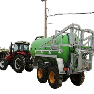 China PTO driven compost spreader trailers Tanker with hydraulic lifting dump  as Liquid  Muck Spreading for sale for sale