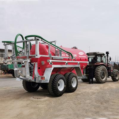 China Tractor Fertilizer Spreader 12 Tons Slurry Tanker Spreading Factory for Sale for sale