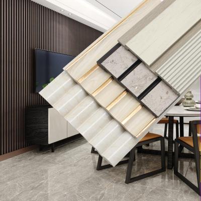 China Modern Decorative Material Manufacturer Modern Minimalist 3D Background Wall Easy Install PS Wall Panels for sale