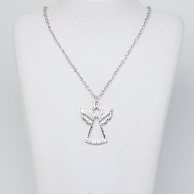 China Trendy Cute Wholesale Angel Necklaces 925 Sterling Silver Jewelry for sale