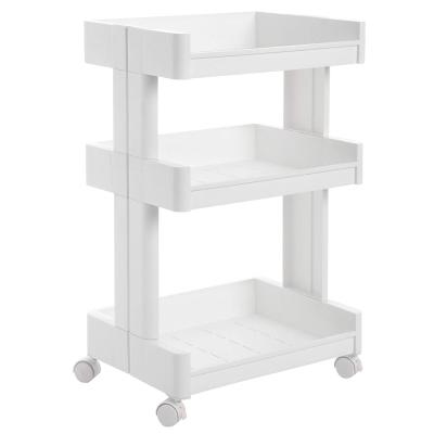 China Sustainable plastic shelf storage shelf for sale