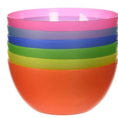 China 6 inch sustainable plastic bowls for cereal or salad for sale