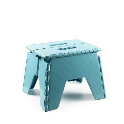 China (Height) Adjustable Step Stool Folding Durable Plastic Stool With Comfortable Handle For Adults Kids for sale