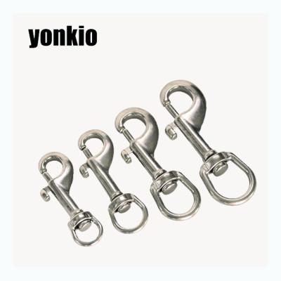 China New-fashion Popular Anti-falling Spring Hook Swing Swivel Clips Spring Hook Stainless Steel Spring Hook for sale