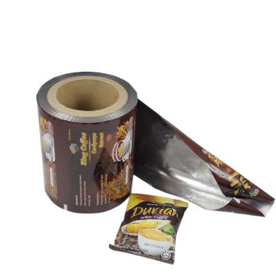 China Custom Printed Moisture Proof PET BOPP MOPP Film Roll Metallized Plastic Laminated Food Safe For Coffee Packaging for sale