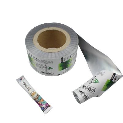 China Moisture Proof Custom Logo Printed Sachets Film Roll Packaging For Powder Supplement for sale