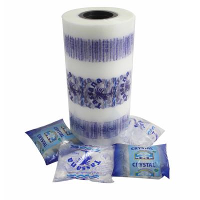 China Moisture Proof Flexible Printed Clear Water Pouch Milk Packaging Plastic Film Wrapping Manufacturers for sale