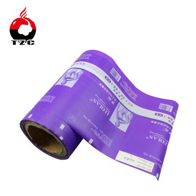 China Moisture Proof Custom Design Triple Laminated Plastic Film Roll For Soap Bar Packaging for sale