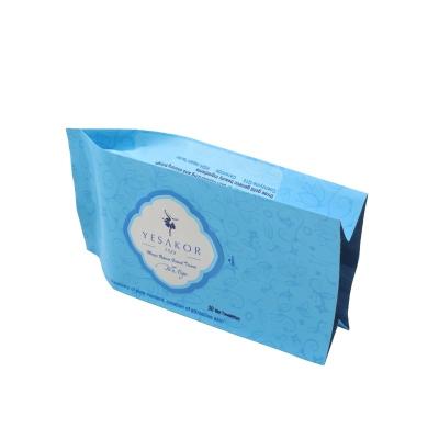 China Moisture Proof Custom Design Printed Plastic Side Gusset Packaging Bag Sanitary Pads for sale