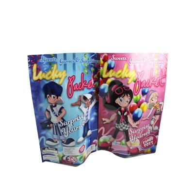 China Custom Logo Lucky Boys And Girls Moisture Proof Toy Packaging Bag for sale