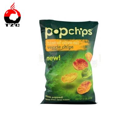 China Moisture Proof Plastic Food Packaging Bag Pouch For Potato Chips for sale