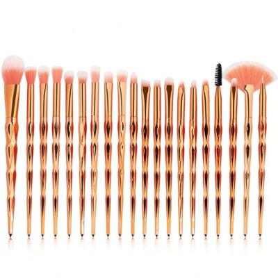 China Angular Blush 7/15/20Pcs Diamond Makeup Brushes Set Powder Base Blush Eyeshadow Blending Lip Cosmetic Beauty Make Up Brush Tool Kit 13 for sale