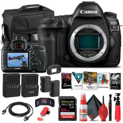 China Cheap Camera Wholesales For Canon EOS 5D Mark IV DSLR Camera & 24-105mm f/4L II USM Lens+ 64GB Pro Video Kit for sale