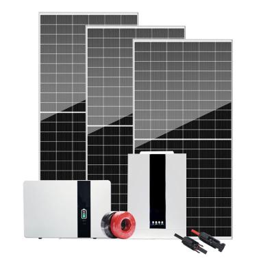 China Home 1KW 2KW 3KW 5KW 10KW 15kw Off Grid Solar System With Lithium Battery for sale