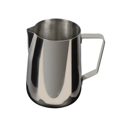 China 350ML Large Capacity Sustainable Premium Coffee Pitchers Stainless Steel Milk Pouring Frothing Pitcher For Coffee Tools for sale