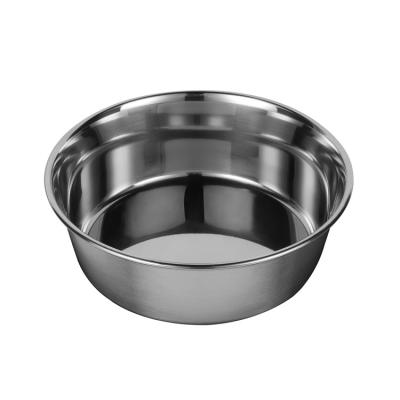 China Wholesale Customized Popular Hot Viable Round Pet Accessories Bowls Stainless Steel Pet Feeding Bowl For Animal Accessories And Feeding for sale