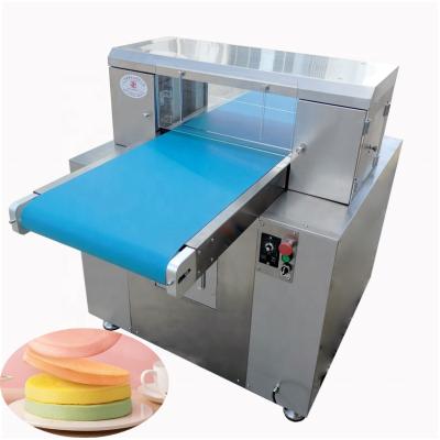 China High Efficiency Easy Operation Horizontal Cutter Uses Burger Bread Slicer / Multilayer Cake Cutter for sale