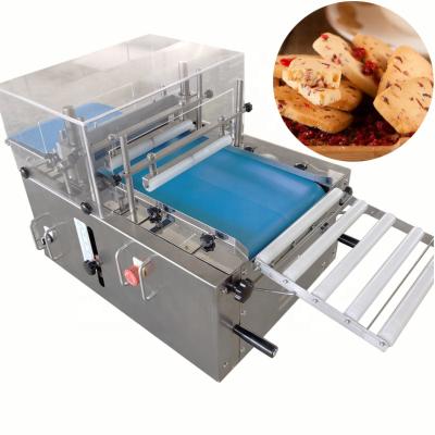 China Hot Selling High Efficiency Easy Operation Mini Cookie Slicing Equipment Full Baking Frozen Cookie Slicer for sale