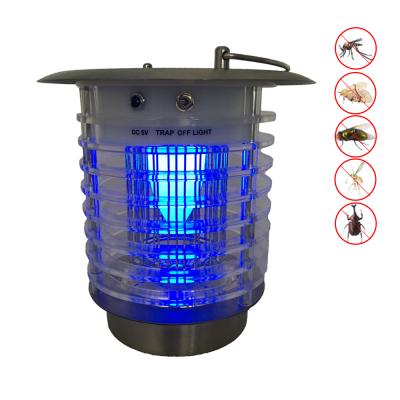 China CE RoHS Viable 2 in 1 LED UV Light Mosquito Killer Lamp Electronic Solar Trap With Bulb for sale