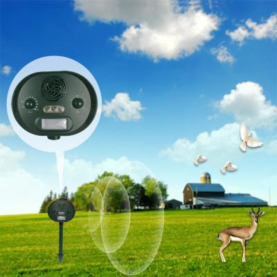 China CE RoHS Portable Solar Electronic Ultrasonic Pigeon Repeller Viable With Flashing LED for sale