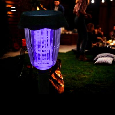 China 2 Viable in 1 Outdoor Solar Electronic UV Light Insect Trap for sale