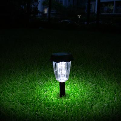 China 2 Liveable In 1 Flywheel Outdoor Rainproof Solar Powered Insect Trap And Lawn Garden Lamp for sale