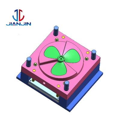 China Custom Plastic Injection Mold Fan Shell Mold Steel Fan Blade Mold for sale