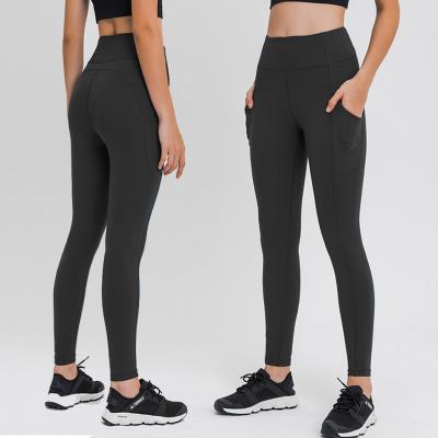 China 2021 New Breathable Lulu Lemon Line Up Seconds Skin Gym Women Yoga Fitness Lightweight Leggings High Waist Side Pockets for sale