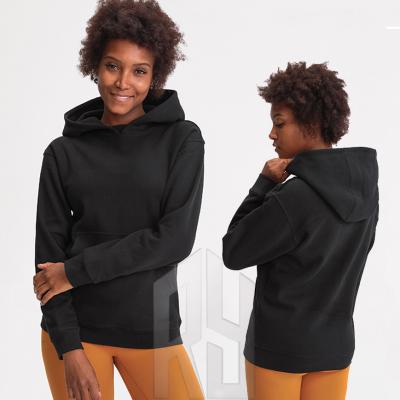 China 2021 New Autumn Winter Outdoor Gym Yoga Lulu Breathable Fitness Fleece Casual Hoodie Loose And Thick Jacket For Women for sale