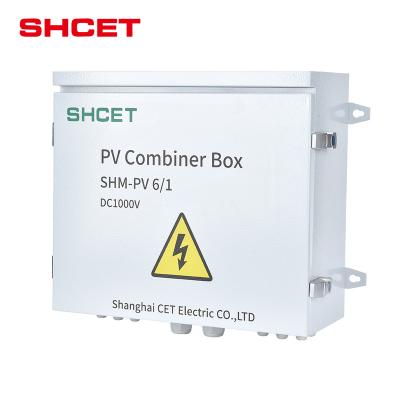 China High Quality IP65 Waterproof Power Distribution Switch DC PV Combiner Box Solar artay 1000V 8 Terminal 8 Input 8 Output 8 in 1 for sale