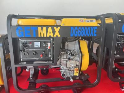 China 6500E Dieselgenerator 1 fase 3600 RPM Genset Eénfase Te koop