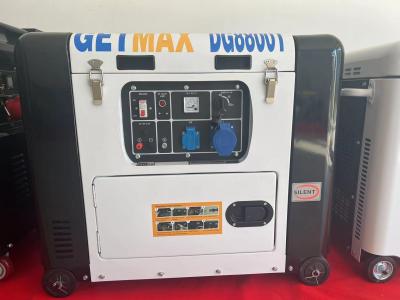 中国 白色 3500T超静かな発電機 一相 4.8KW 6KW 販売のため