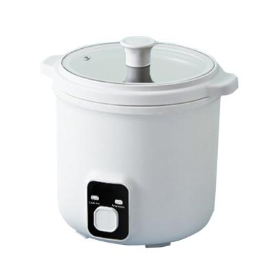 China Mini Electric Rice Cooker New Portable Model Factory Price White Small Multicook 1.2L Hotel Function for sale