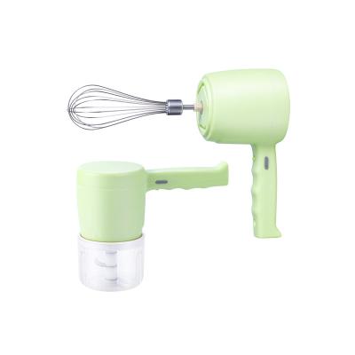 China Cordless Portable Egg Beaters Cake Small Mini Egg Hand Mixers With Garlic Cleaver for sale