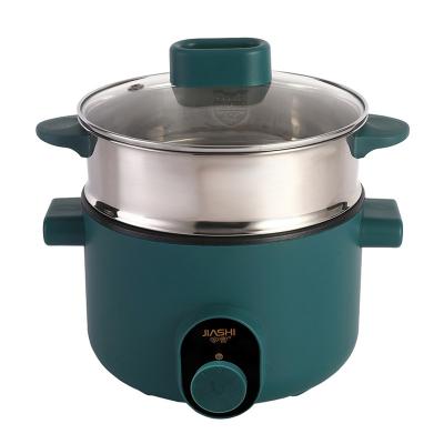 China Rotary Knob Mechanical Knob Hotel Style Multifunctional Convenient Portable Electric Cooking Pot 2L for sale