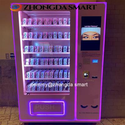 China Hotel Metro Station Shopping Mall Custom Design Eyelash Vending Machine With Digital Touch Screen for sale