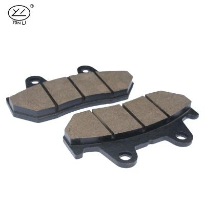 China Hot sale china quality semi-metallic brake part motorcycle brake shoes for sale