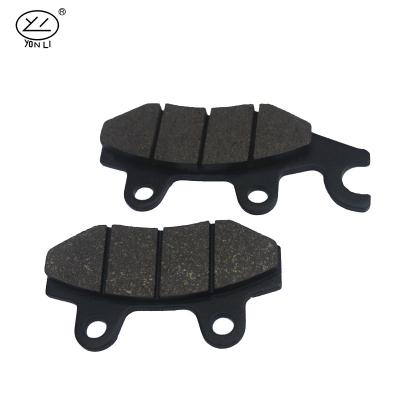 China Non Asbestos & semi-metallic front sintered brake pads for ECO Brushcutter 150 (LX 150 GY) for sale