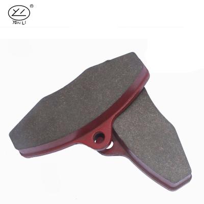 China Non-asbestos yongli friction plate YL-F078 motorcycle brake pad spare parts for sale