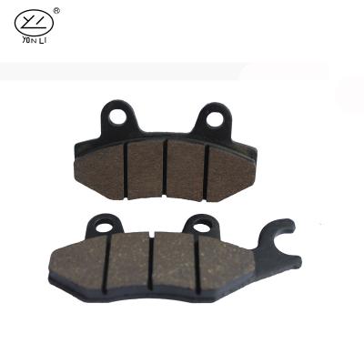 China Non-asbestos yongli friction plate brazil motorcycle brake pad for TTR 230 spare parts for sale