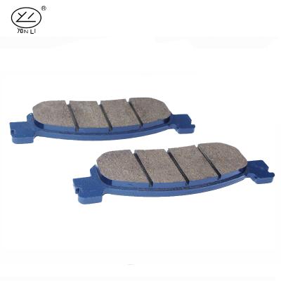 China Non-asbestos yongli friction plate brazil motorcycle brake pad for NEO 115 spare parts for sale